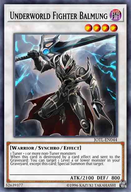 Underworld Fighter Balmung - JOTL-EN044 - Rare - 1st Edition