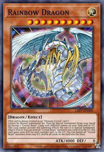 Rainbow Dragon - LCGX-EN162 - Ultra Rare - 1st Edition