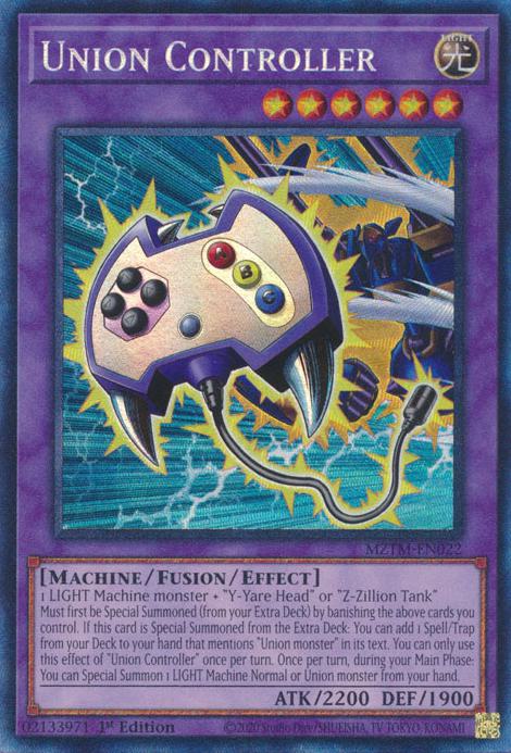 Union Controller - MZTM-EN022 - Collector's Rare - 1st Edition
