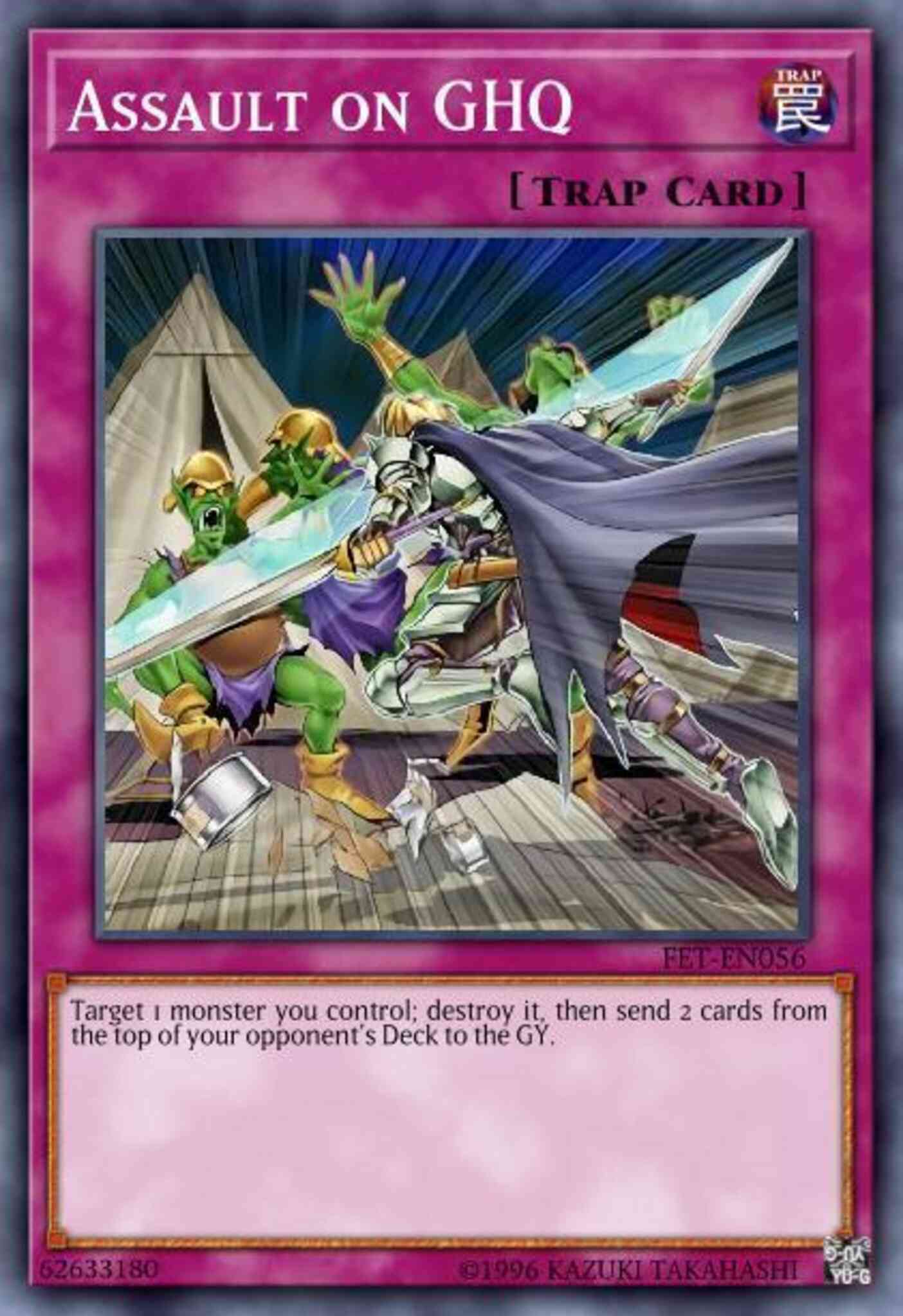 Assault on GHQ - FET-EN056 - Ultimate Rare - Unlimited