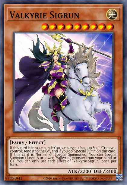 Valkyrie Sigrun - TOCH-EN023 - Super Rare - Unlimited