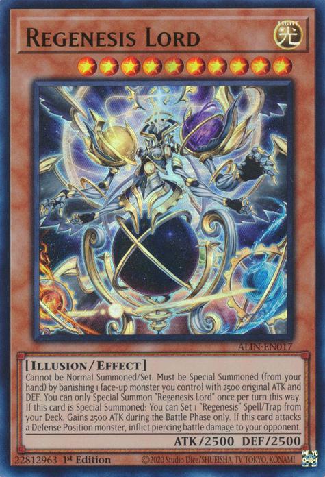 Regenesis Lord - ALIN-EN017 - Ultra Rare - 1st Edition