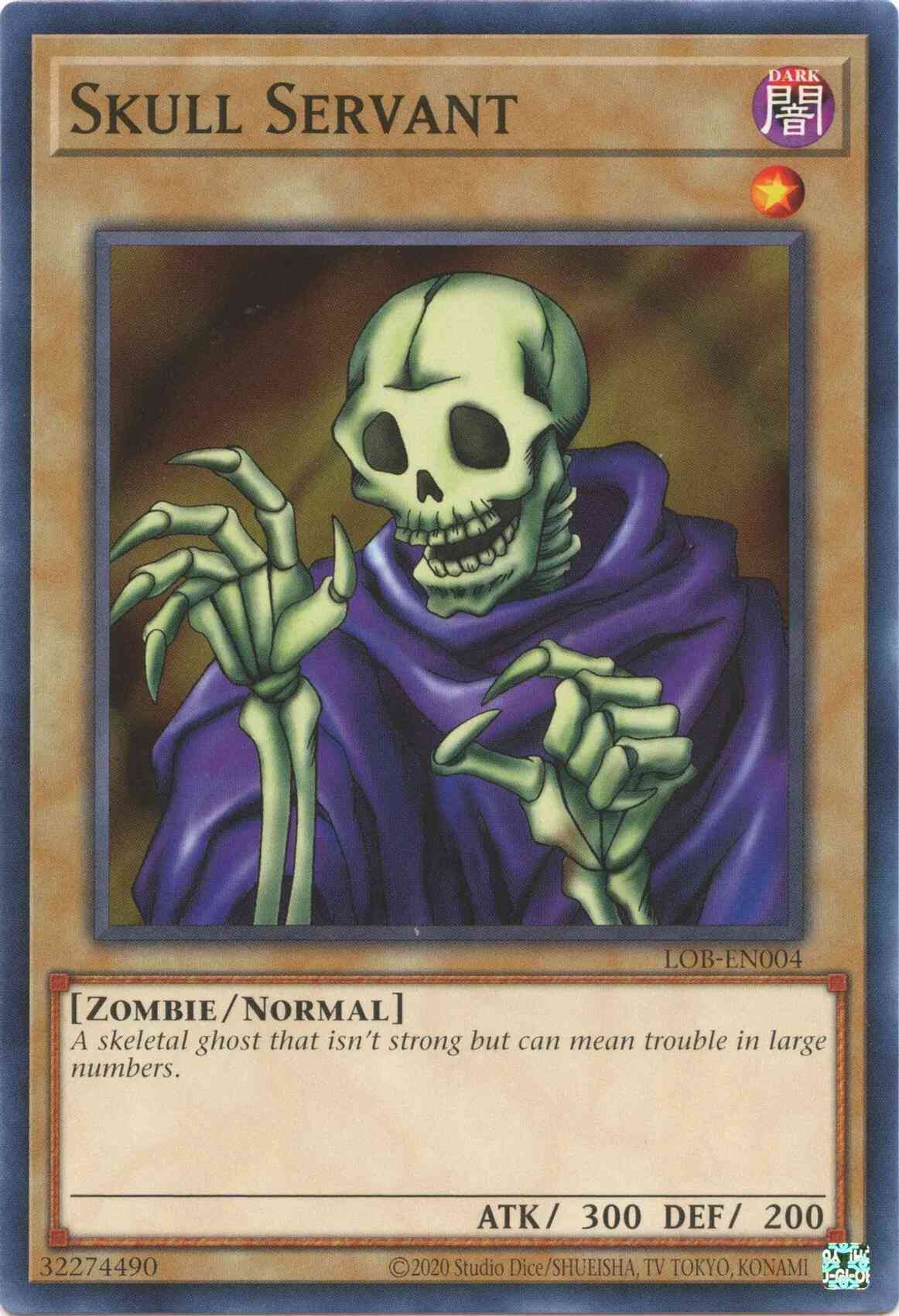 Skull Servant - 25th Anniversary - LOB-EN004 - Common - Unlimited