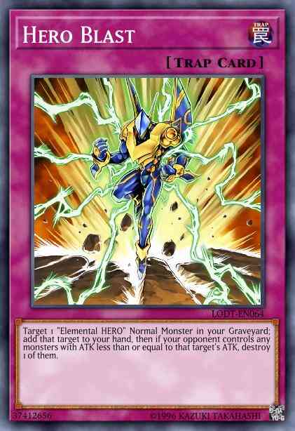 Hero Blast - LODT-EN064 - Rare - 1st Edition