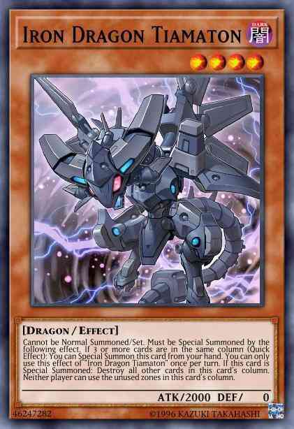 Iron Dragon Tiamaton - FLOD-EN032 - Ultra Rare - Unlimited
