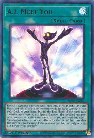 A.I. Meet You - MP22-EN095 - Ultra Rare - 1st Edition