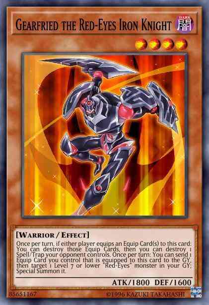 Gearfried the Red-Eyes Iron Knight - LEDU-EN002 - Ultra Rare - 1st Edition