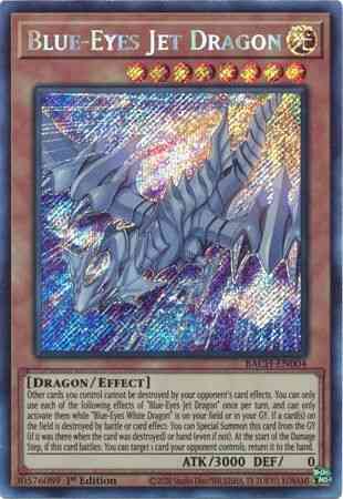 Blue-Eyes Jet Dragon - BACH-EN004 - Secret Rare - 1st Edition
