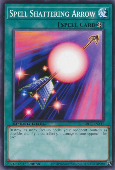 Spell Shattering Arrow - SBC2-ENA17 - Common - 1st Edition