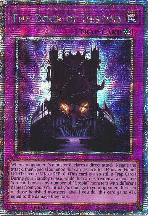 The Door of Destiny - RA04-EN240 - Quarter Century Secret Rare - 1st Edition