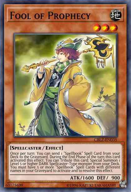 Fool of Prophecy - CBLZ-EN035 - Super Rare - Unlimited