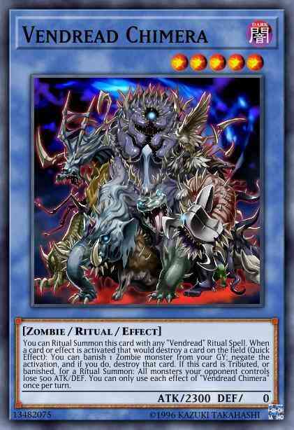 Vendread Chimera - MP18-EN158 - Secret Rare - 1st Edition