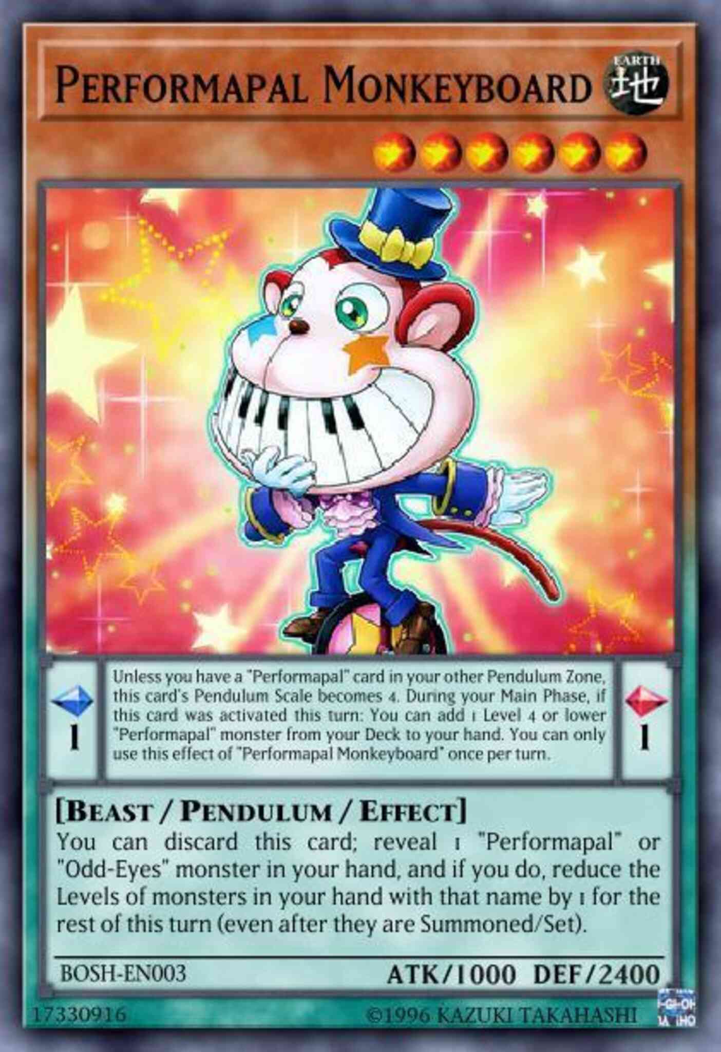Performapal Monkeyboard - BOSH-EN003 - Common - Unlimited