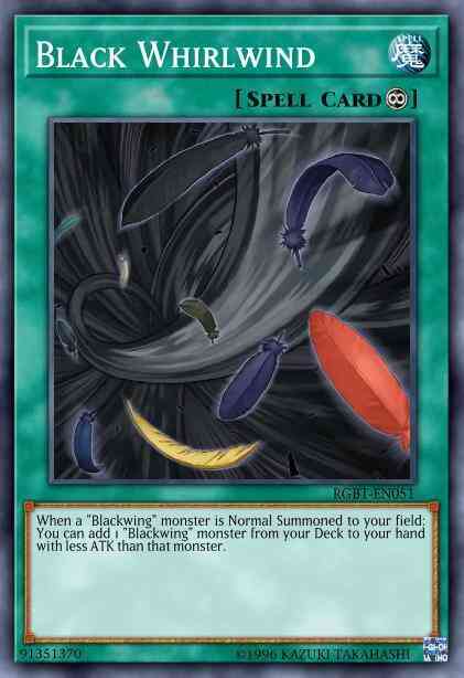 Black Whirlwind - GLD3-EN045 - Common - Limited