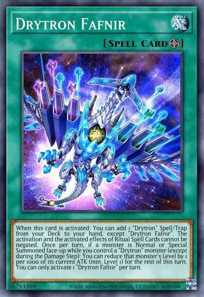 Drytron Fafnir - GEIM-EN031 - Super Rare - 1st Edition