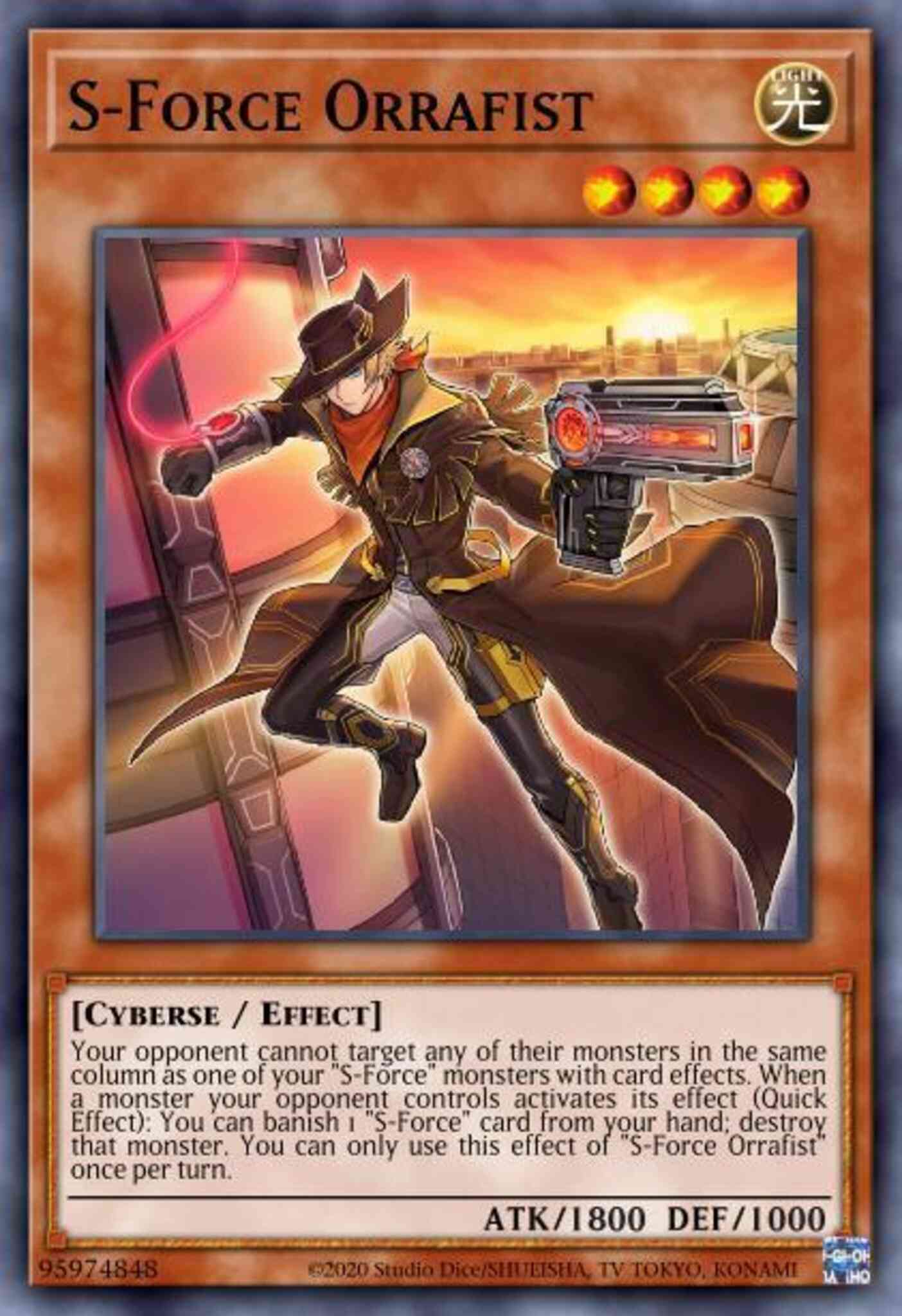 S-Force Orrafist - BLVO-EN013 - Super Rare - 1st Edition