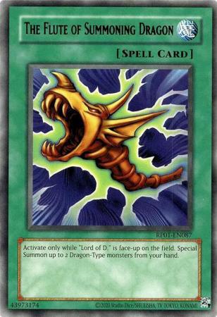 The Flute of Summoning Dragon - 2020 Date Reprint - RP01-EN087 - Rare - Unlimited