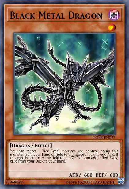 Black Metal Dragon - CORE-EN022 - Common - 1st Edition