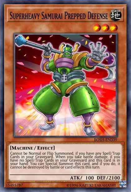 Superheavy Samurai Prepped Defense - MP16-EN180 - Common - Unlimited