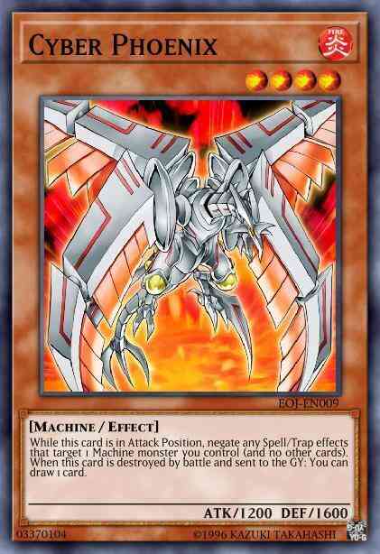 Cyber Phoenix - EOJ-EN009 - Super Rare - 1st Edition