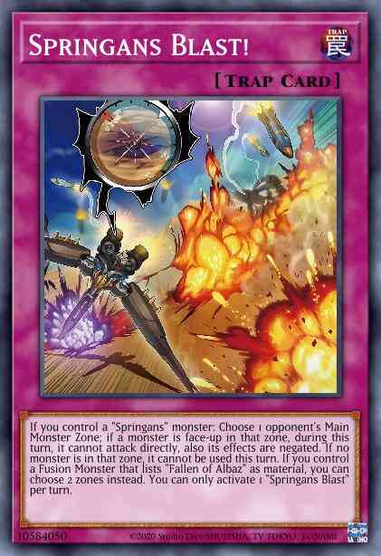 Springans Blast! - BLVO-EN069 - Common - 1st Edition