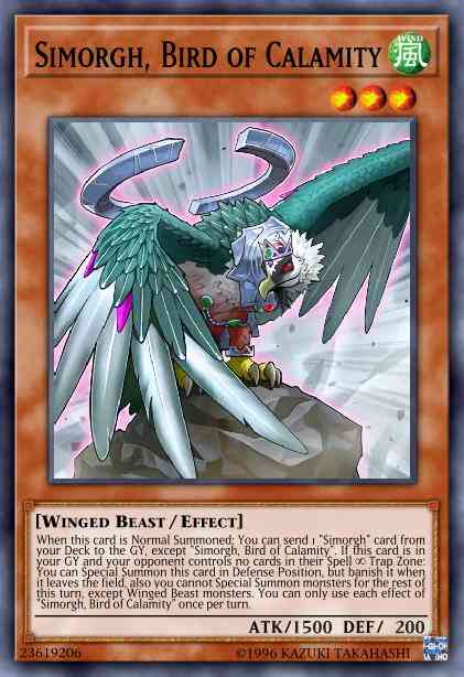 Simorgh, Bird of Calamity - RIRA-EN019 - Common - Unlimited