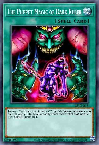 The Puppet Magic of Dark Ruler - LOD-013 - Common - 1st Edition