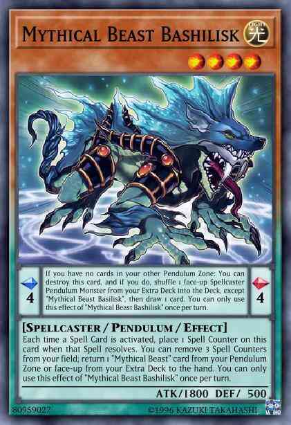 Mythical Beast Bashilisk - EXFO-EN025 - Rare - Unlimited