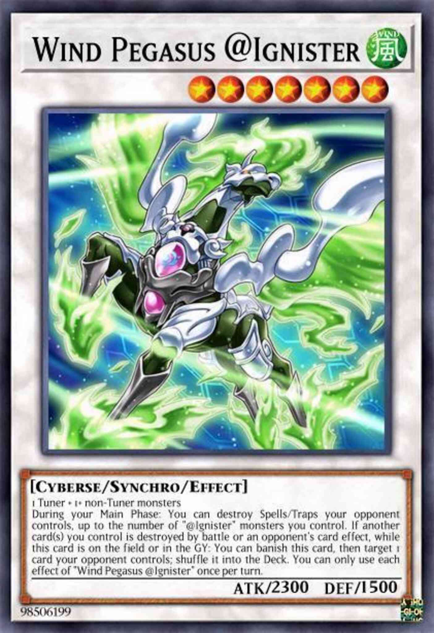 Wind Pegasus @Ignister - IGAS-EN042 - Super Rare - 1st Edition