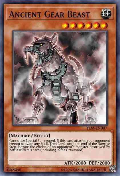 Ancient Gear Beast - SD10-EN013 - Common - 1st Edition