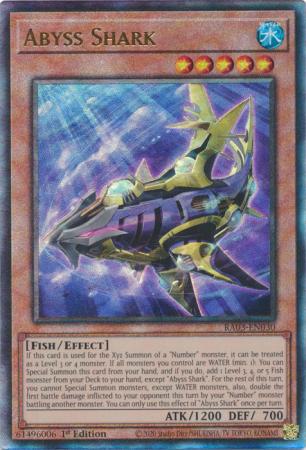 Abyss Shark - RA03-EN030 - Prismatic Ultimate Rare - 1st Edition