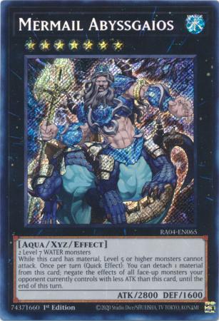 Mermail Abyssgaios - RA04-EN065 - Secret Rare - 1st Edition