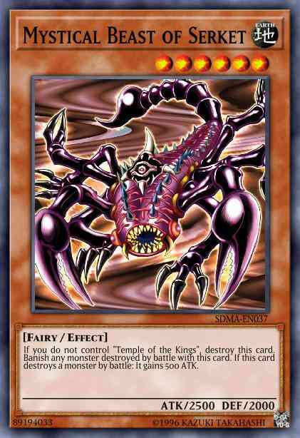 Mystical Beast of Serket - PGL2-EN032 - Gold Rare - 1st Edition