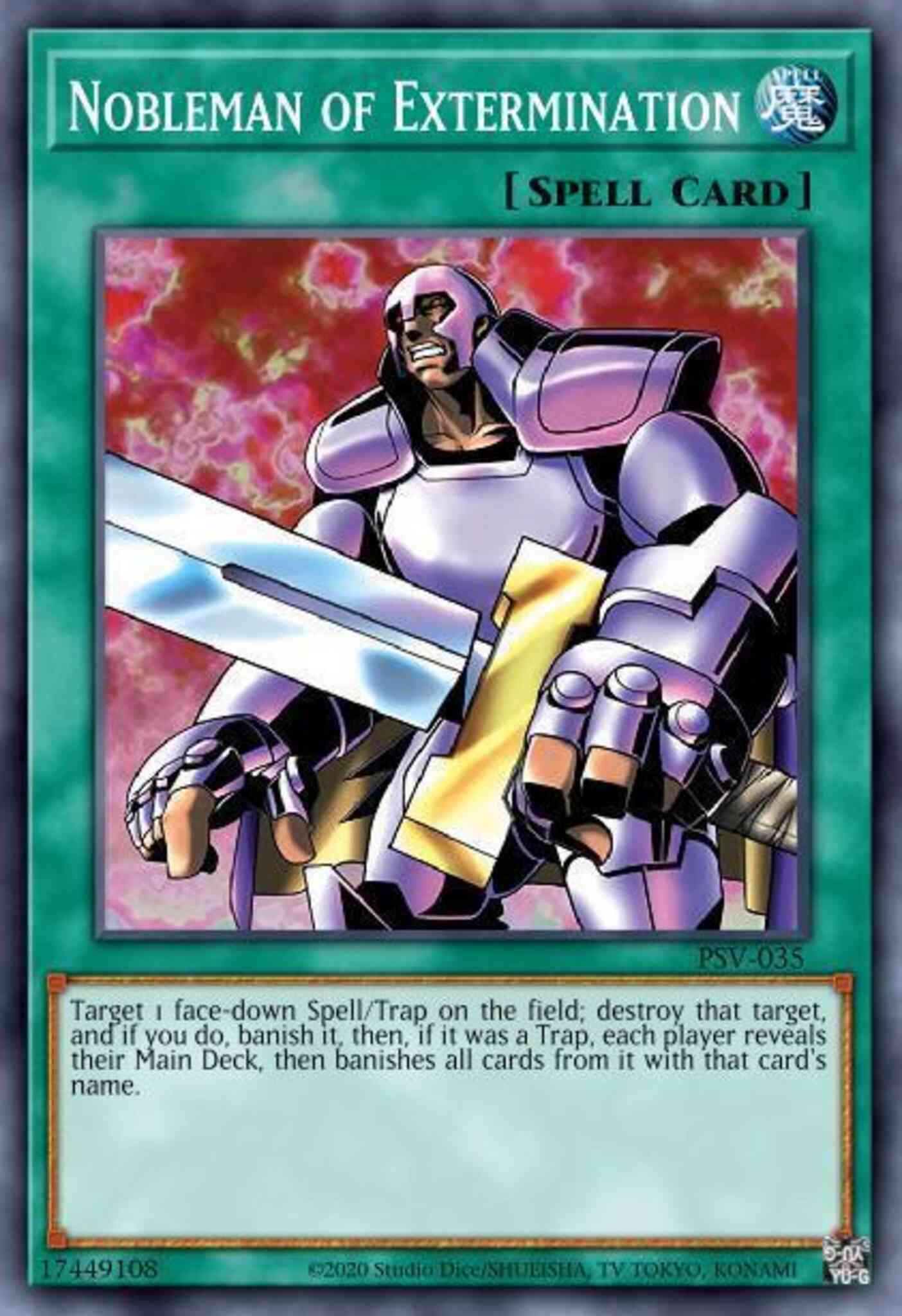 Nobleman of Extermination - DTP1-EN012 - Duel Terminal Normal Parallel Rare - Duel Terminal