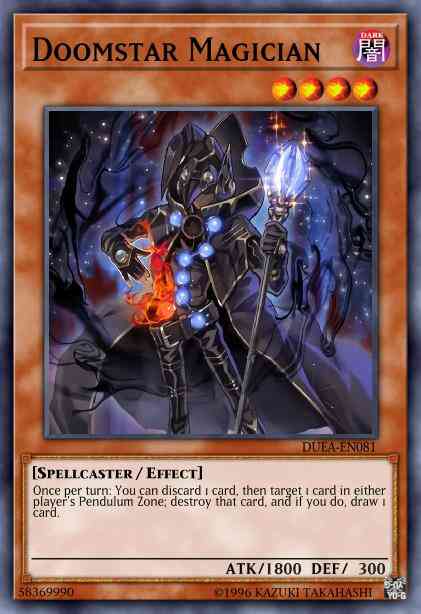 Doomstar Magician - MP15-EN120 - Ultra Rare - 1st Edition