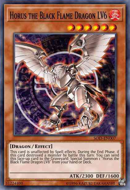 Horus the Black Flame Dragon LV6 - SOD-EN007 - Ultimate Rare - Unlimited