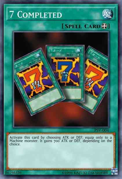 7 Completed - BP03-EN135 - Shatterfoil Rare - 1st Edition