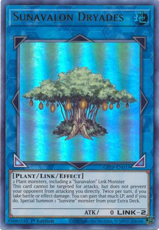 Sunavalon Dryades - GFTP-EN019 - Ultra Rare - 1st Edition