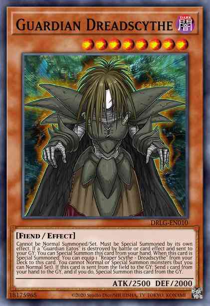 Guardian Dreadscythe - DRLG-EN010 - Secret Rare - 1st Edition