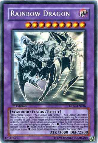 Rainbow Dragon (Misprint) - GLAS-EN036 - Ghost Rare - 1st Edition