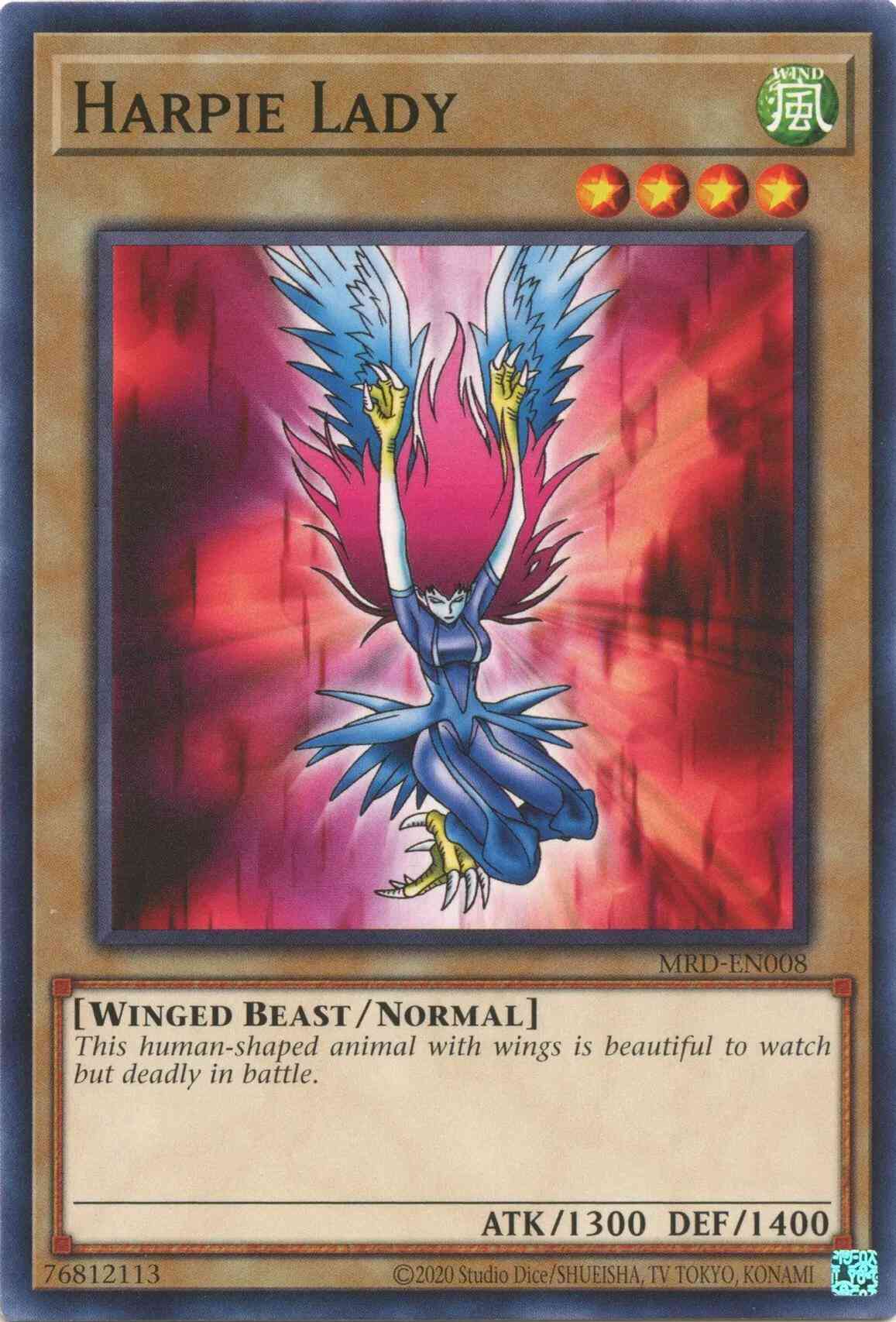 Harpie Lady - 25th Anniversary - MRD-EN008 - Common - Unlimited
