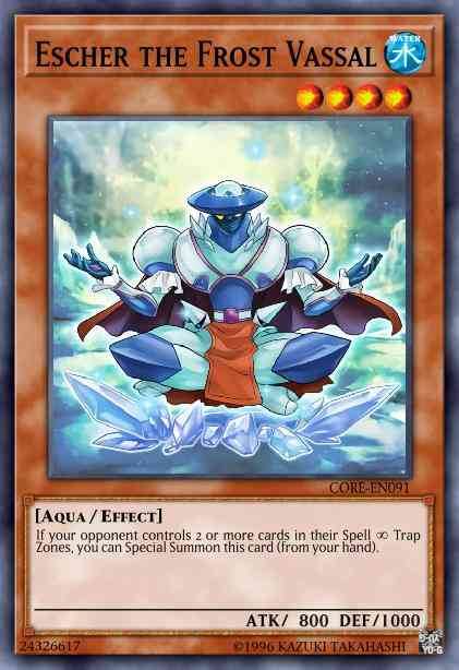 Escher the Frost Vassal - CORE-EN091 - Rare - 1st Edition