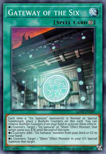 Gateway of the Six - SOVR-EN089 - Super Rare - 1st Edition