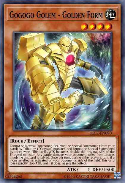 Gogogo Golem - Golden Form - SECE-EN090 - Common - Unlimited