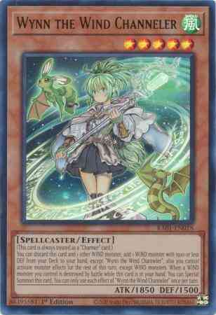 Wynn the Wind Channeler - RA01-EN018 - Ultra Rare - 1st Edition