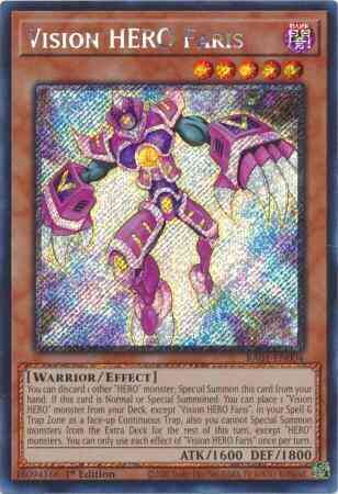 Vision HERO Faris - RA01-EN004 - Platinum Secret Rare - 1st Edition