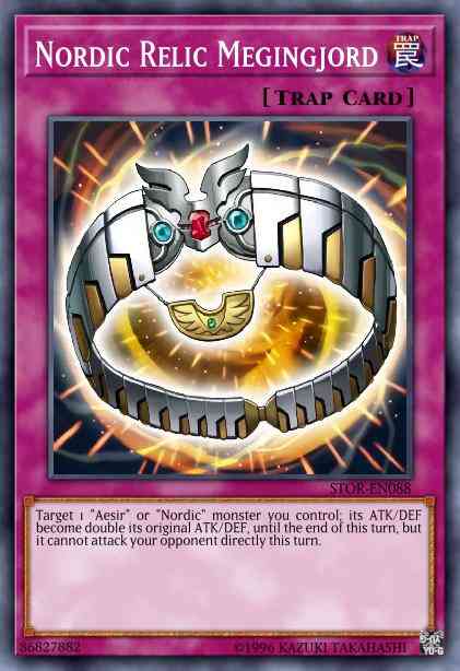 Nordic Relic Megingjord - STOR-EN088 - Secret Rare - 1st Edition