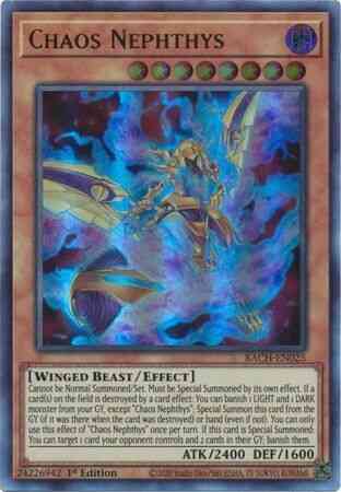 Chaos Nephthys - BACH-EN025 - Ultra Rare - 1st Edition