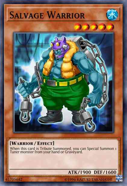 Salvage Warrior - EXVC-EN003 - Rare - 1st Edition