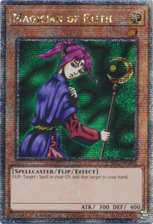 Magician of Faith - RA03-EN090 - Quarter Century Secret Rare - 1st Edition